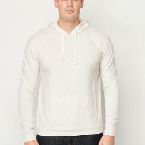 KNITTED MEN’S JERSEY HOODIE