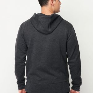 KNITTED MEN’S JERSEY HOODIE W/ZIPPER